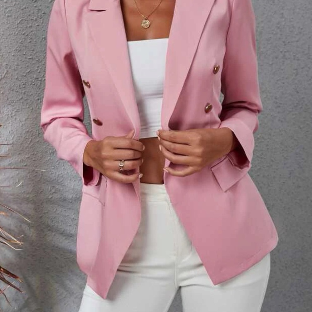 Pink blazer